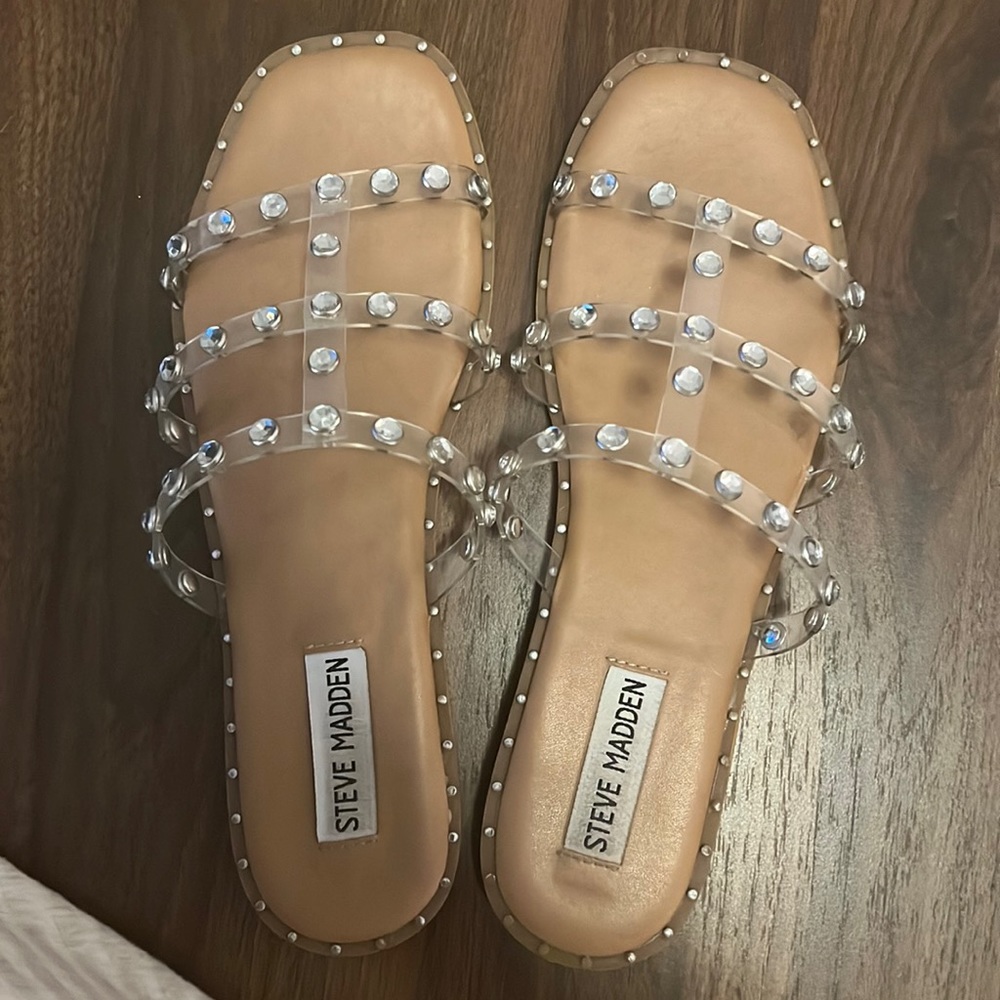 Steve Madden rhinestone sandals